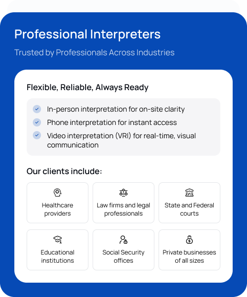 Interpreting Services